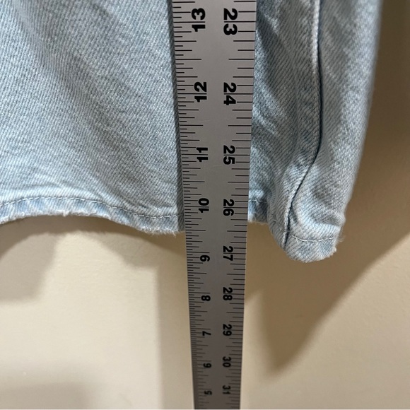 Free people We The Free Ultra Wide Leg Jeans cropped high waisted 28 light wash - Picture 6 of 12